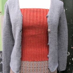 Hoftevarmer jeans bl melange HODC86