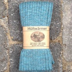 Hoftevarmer lysebl melange HODC80