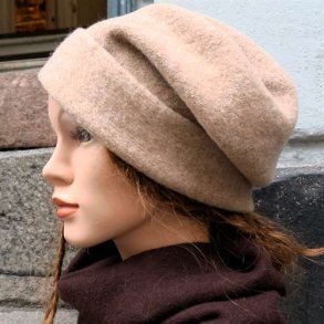 Uld hue UHUE 12 lys kamel melange