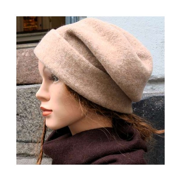 Uld hue UHUE 12 lys kamel melange