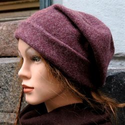 Uld hue UHUE 23 parma melange ( aubergin melange)