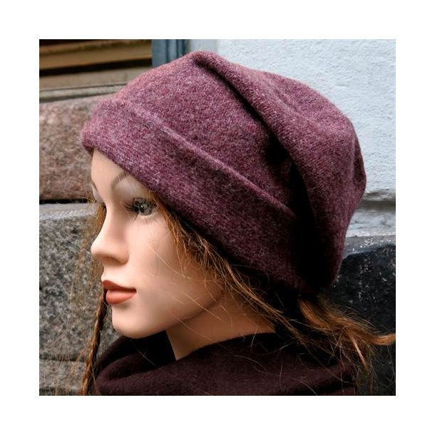 Uld hue UHUE 23 parma melange ( aubergin melange)