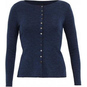 Jalfe cardigan 11873 /534 jeansbl/sort melange