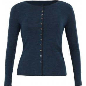 Jalfe cardigan 11873 /535 petrol bl/sort melange