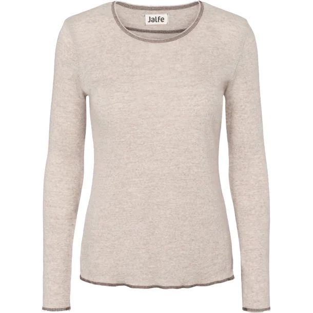Jalfe uld shirt 533 natur meleret