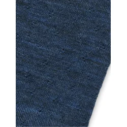 Jalfe uld eyelet shirt 534 jeans bl meleret