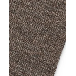 Jalfe uld eyelet shirt 532 brun meleret