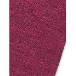 Jalfe uld eyelet shirt 551 kirsch meleret