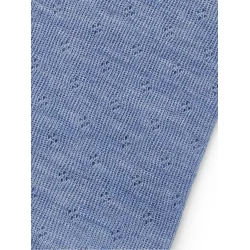 Jalfe uld eyelet shirt 560 lysebl meleret