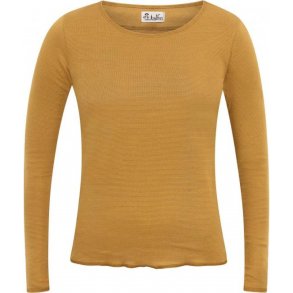 Jalfe bomuld shirt 438 curry lysbrun