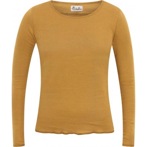 Jalfe bomuld shirt 438 curry lysbrun