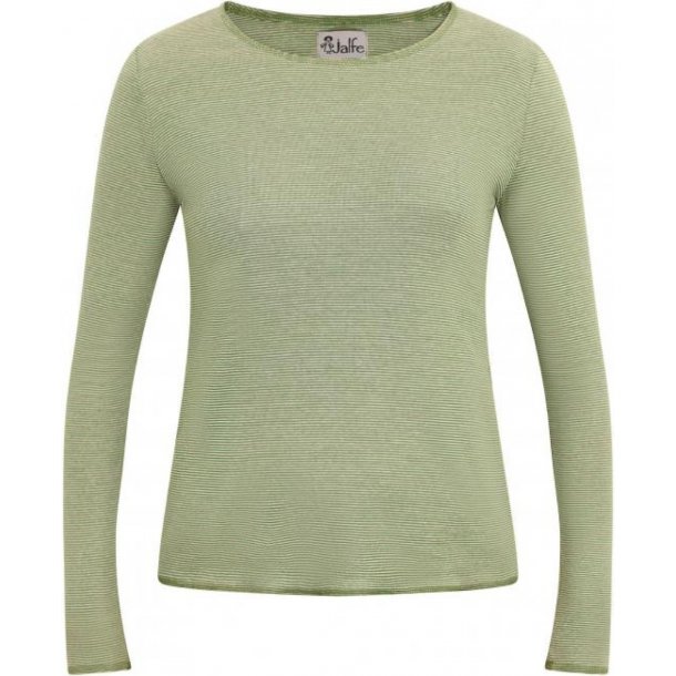 Jalfe bomuld shirt 442 gr�n natur