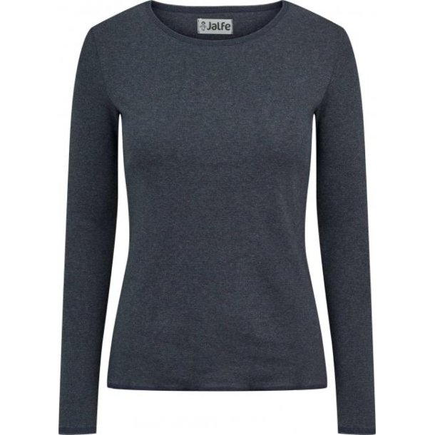 Jalfe bomuld shirt 445 jeans-anthracite