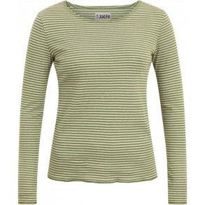 Jalfe bomuld shirt 455 gr�n natur