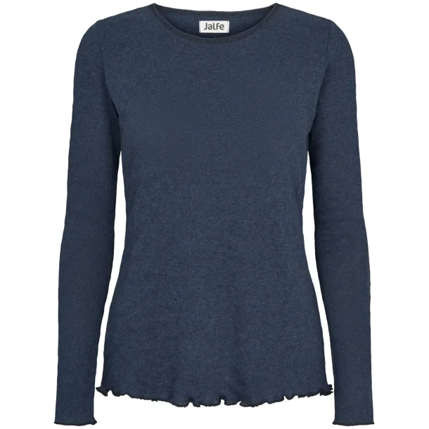 Jalfe shirt  jacquard kologisk bomuld jeans melange