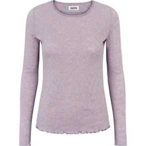 Jalfe shirt  jacquard kologisk bomuld rose melange