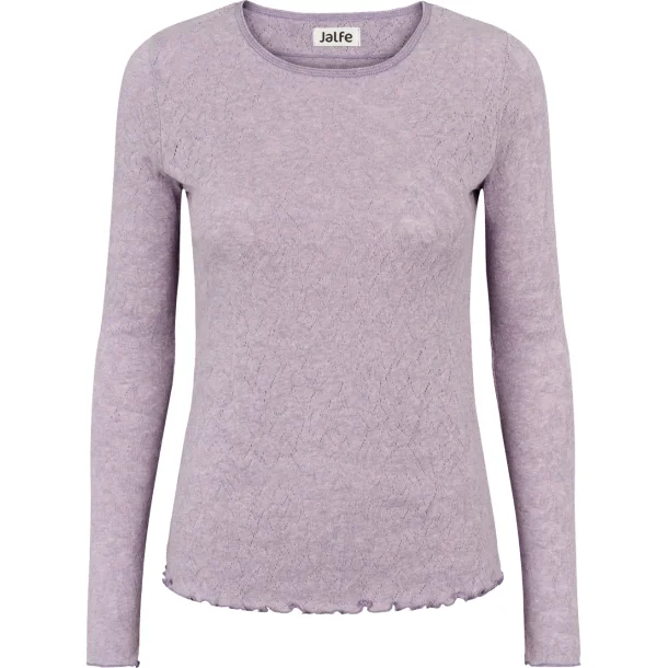 Jalfe shirt  jacquard kologisk bomuld rose melange