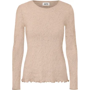 Jalfe shirt  jacquard kologisk bomuld natur melange