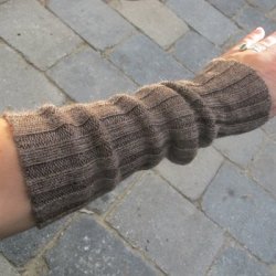 Hndledsvarmer lys brun melange HDC27