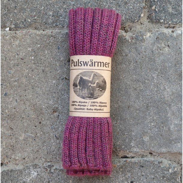 Hndledsvarmer lilla melange HDC55