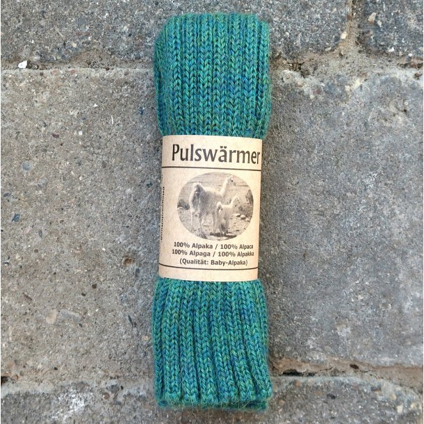 Hndledsvarmer turkis grn melange HDC70