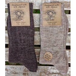 SKC05 lysebrun og brun sokker