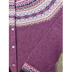 Eribe Cardigan Tyrian kort