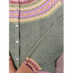 Eribe Cardigan Thistle kort