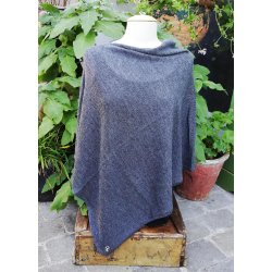 Gorridsen Poncho Eos stell grey