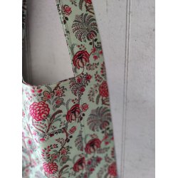 Silkevejen skuldertaske pistaciegrn  