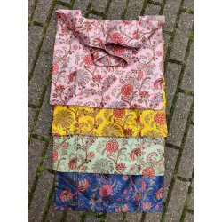 Silkevejen skuldertaske gul 