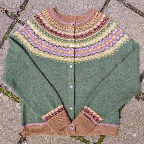 Eribe Cardigan Thistle kort