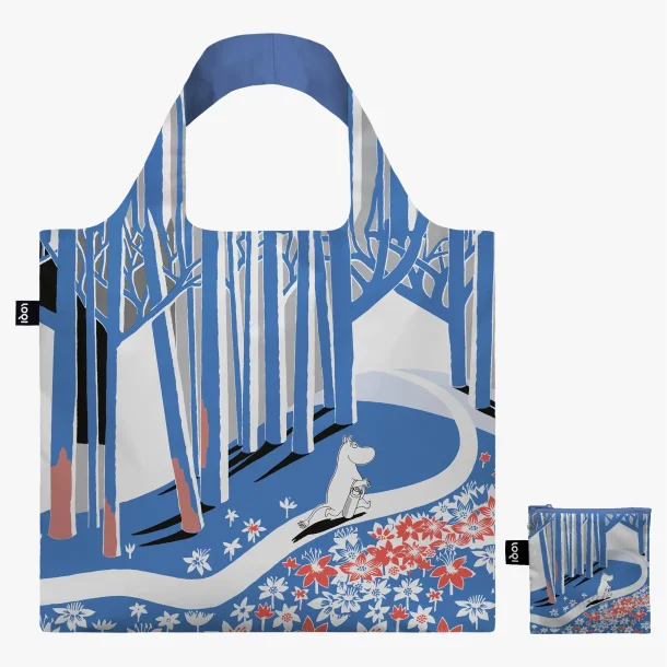  loqi indk�bsnet Moomin blue forest