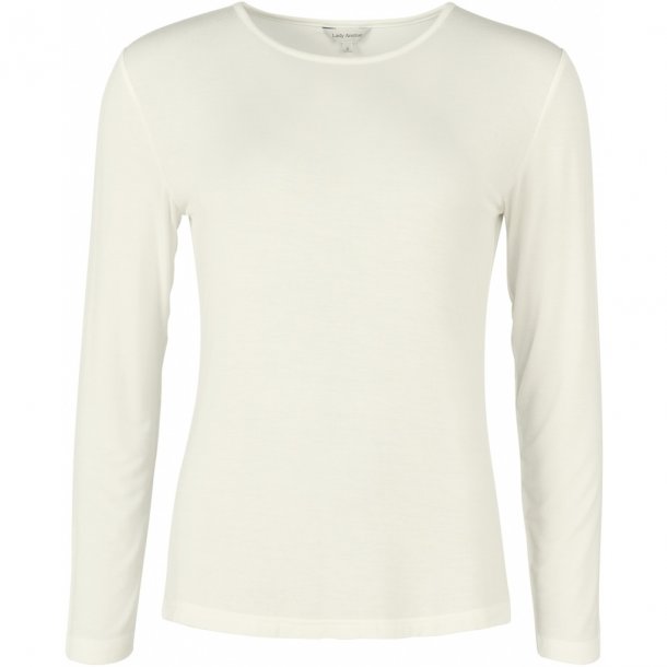 Lady Avenue Bamboo T`Shirt lang arm  50-50509 natur