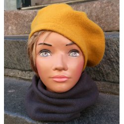 Kopka Uld Beret  UHB21 gold 
