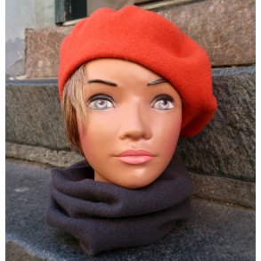 Kopka Uld Beret  UHB22 henna