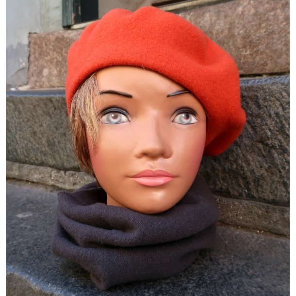 Kopka Uld Beret  UHB22 henna