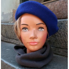 Kopka Uld Beret  UHB40 indigo bl�