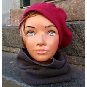 Kopka Uld Beret  UHB29 magenta