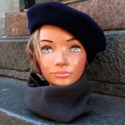 Kopka Uld Beret  UHB35 nachtblau / nattebl�