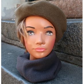 Kopka Uld Beret  UHB50 oliven