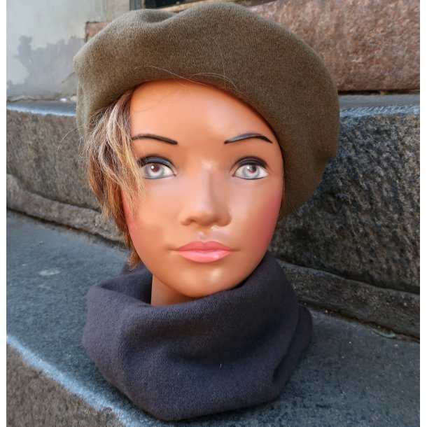 Kopka Uld Beret  UHB50 oliven