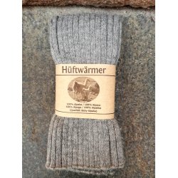 Hoftevarmer lyse gr melange HODC12