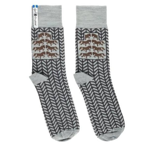 Ojbro Gotland Grey uldsokker